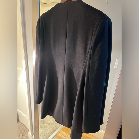 Stella McCartney Vintage Black Wool Blend Peacoat - Picture 4 of 10